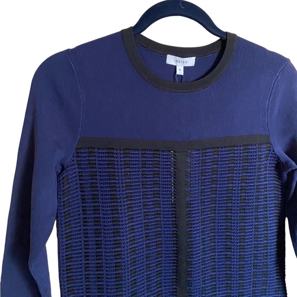 NWT Reiss Elsie Textured Knitted Bodycon Dress - Picture 5 of 8